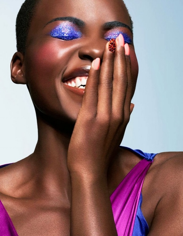Lupita Nyong rạng rỡ nét đẹp mùa Xuân cùng tạp chí Essence tháng 3/2014 - Lupita Nyong - Essence - Xuân - Làm đẹp - Hình ảnh - Phong Cách Sao - Sao - Trang điểm - Make-up