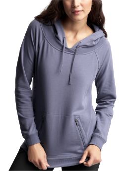 Crossover neck hoodie - Sportswear - Gap