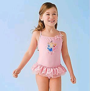 Deluxe Disney Princess Swimsuit for Girls