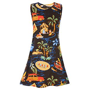 Aloha Mickey Mouse and Friends Hawaiian Dress for Girls - Disney Store - Kids Wear - Girl