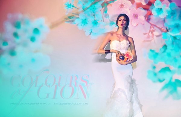 Colours of Gion: ấn phẩm thời trang cưới lung linh dành cho tháng 4