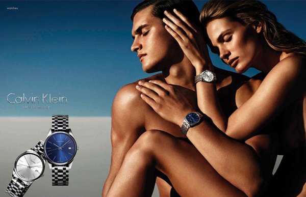 Edita Vilkeviciute & Matt Terry khoe da thịt nóng bỏng trong quảng cáo đồng hồ & trang sức Calvin Klein Xuân/Hè 2014 [PHOTOS + VIDEO]