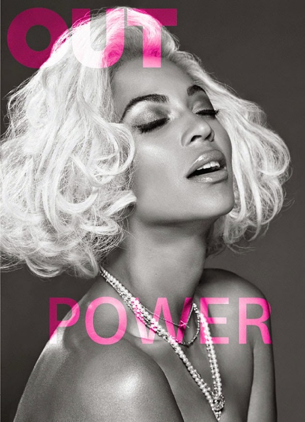 Beyonce khoe ngực trần trên tạp chí OUT tháng 5/2014 - Sao - Phong Cách Sao - Thời trang - Hình ảnh - Beyonce - OUT