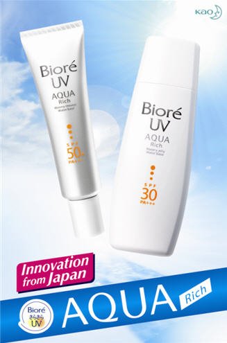 Biore surprises the skin with Biore UV Aqua Rich