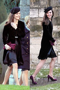 Kate Middleton Called Out for Wearing Black to a Wedding and Being Thin