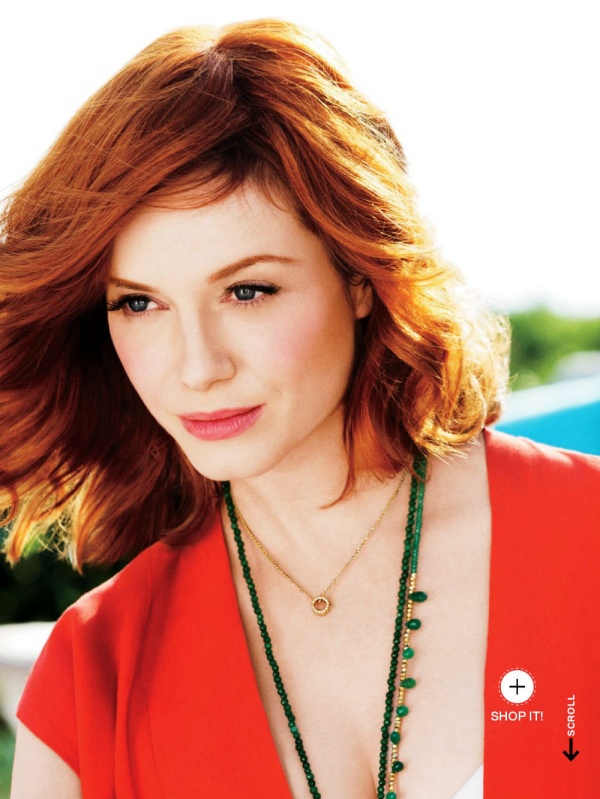 Christina Hendricks khoe vẻ mặn mà trên tạp chí Lucky tháng 6/2013. - Christina Hendricks - Phong cách sao - Tin thời trang
