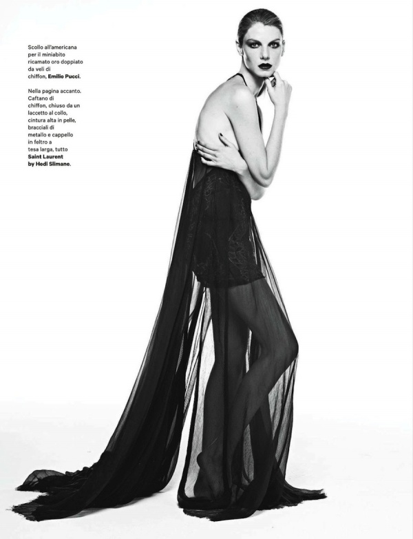 Angela Lindvall Trên Trang Bìa Tạp Chí Amica Ý Tháng 6/2013 - Amica Ý - Tạp chí - Angela Lindvall - Người mẫu - Trang bìa