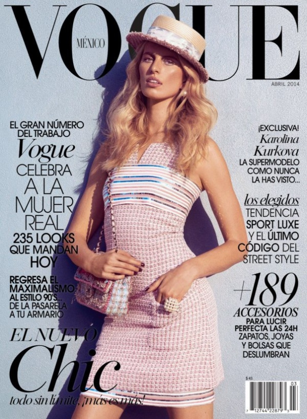 Karolina Kurkova ‘sang chảnh’ cùng thời trang Chanel trên tạp chí Vogue Mexico tháng 4/2014 - Karolina Kurkova - Chanel - Vogue Mexico - Người mẫu - Tin Thời Trang - Thời trang - Hình ảnh - Thư viện ảnh - Thời trang nữ - Nhà thiết kế