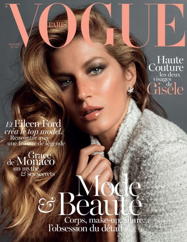 Gisele Bundchen ขึ้นปก Vogue Paris November 2013