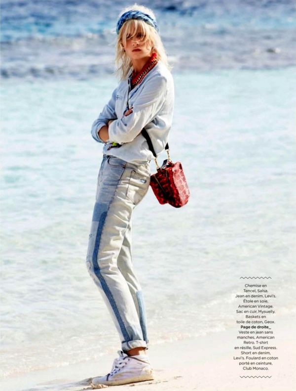 Veronika Vilim biến tấu cùng thời trang denim trên tạp chí Be tháng 4/2014 - Veronika Vilim - Be - Denim - Thời trang nữ - Thời trang - Tin Thời Trang - Người mẫu - Thư viện ảnh