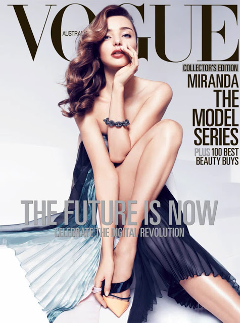 Bombshell Miranda Kerr Covers Vogue Australia April 2013 Issue - Vogue Australia - Miranda Kerr - Model - Fashion News