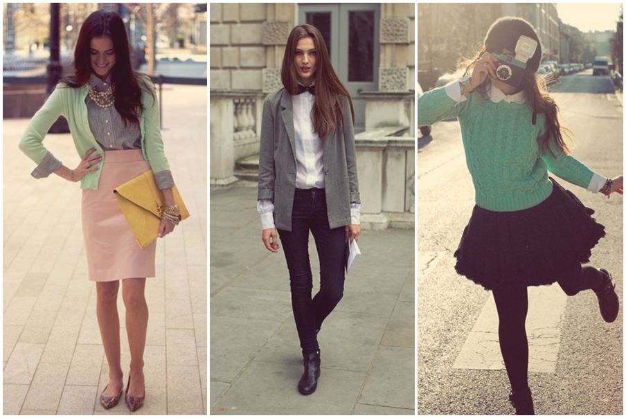 Mix and Match แบบ Preppy Style แต่งตัวสไตล์คุณหนู ! - แฟชั่นวัยรุ่น - แฟชั่นวัยทีน - การแต่งตัว - แต่งตัวสไตล์คุณหนู - Preppy Style - Mix and Match - แต่งตัวดูดี