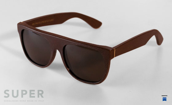 SUPER – Leather Wrapped Flattops for Fall 2010 - Sunglasses - SUPER