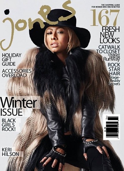 Keri Hilson Channels Her Star Power To Heat Up Winter Fashion in Jones Magazine's 2010 Black Girls Rock! Issue