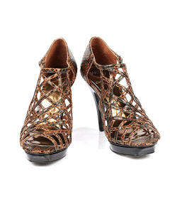 Tan Caged Platform Sandal - Wallis - Shoes - Women's Shoes