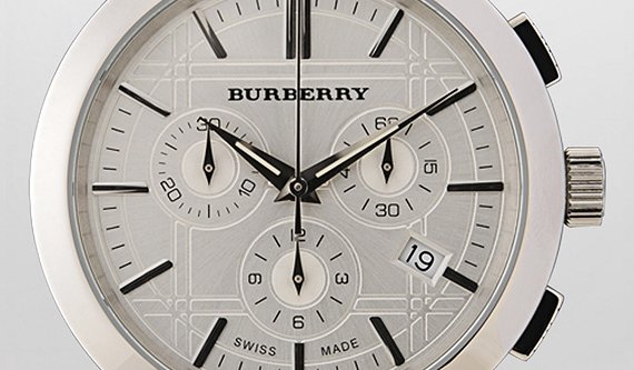 Burberry Men’s Leather Chronograph Watch