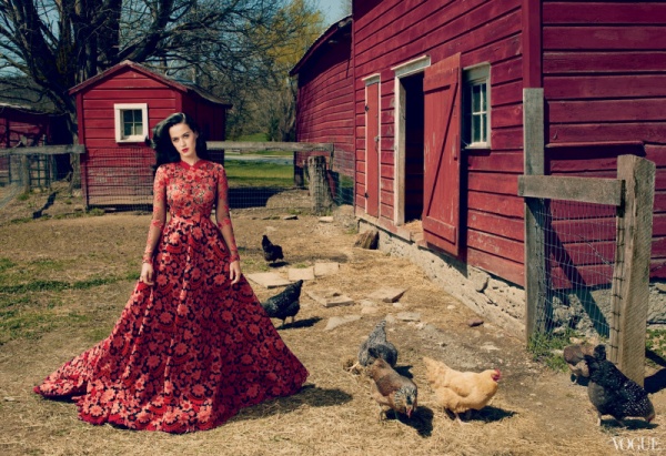 Katy Perry nồng nàng say đắm trên bìa tạp chí Vogue US tháng 7/2013. - Katy Perry - Vogue US - Phong cách sao - Tin thời trang