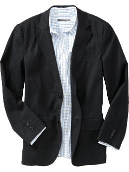 Men's Linen-Blend Blazers - Old Navy - Men's Wear