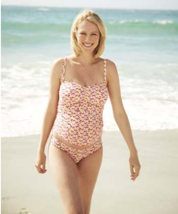 Cho bà bầu đi biển thêm tự tin với áo tắm Mothercare - Mothercare - Áo Tắm - Bộ sưu tập - Thời trang - Hè 2014
