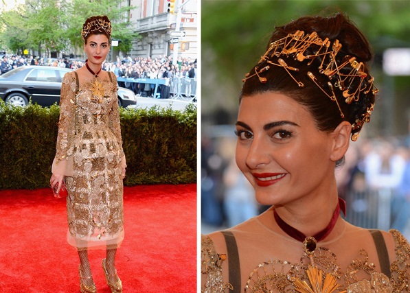 Phụ kiện nổi bật của Sao tại Met Gala 2013 - Miley Cyrus - Zooey Deschanel - Miranda Kerr - Kelly Osbourne - Phong Cách Sao - Phụ kiện - Tin Thời Trang