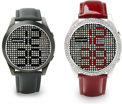 Swarovski kristályok mutatják az időt az új Phosphor karórákon - óra - Phosphor - Swarovski - kiegészítő