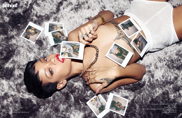 Rihanna cá tính và gợi cảm trên tạp chí Schön! Magazine #21 - Rihanna - Phong Cách Sao - Tin Thời Trang