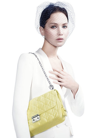 Jennifer Lawrence Shines On Miss Dior Spring 2013 Campaign - Fashion - Women's Wear - Collection - Designer - Model - Spring 2013 - Bag - Miss Dior - Jennifer Lawrence