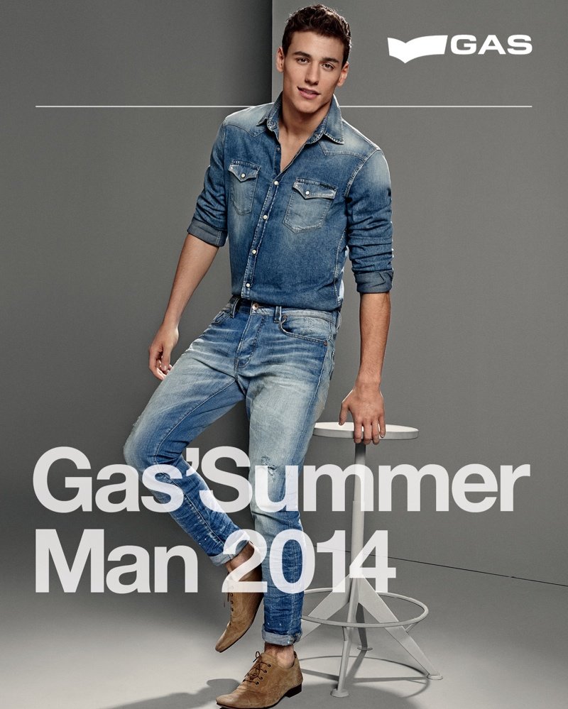Mariano Ontañon Trẻ Trung Cùng Thời Trang Nam Xuân/Hè 2014 Của Gas Jeans