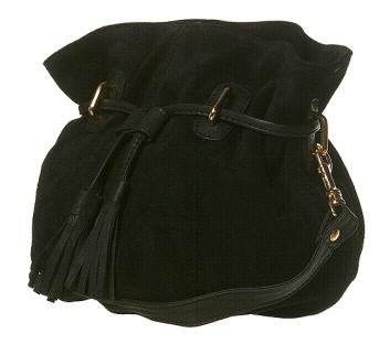 Suede Pouch Cross Body Bag