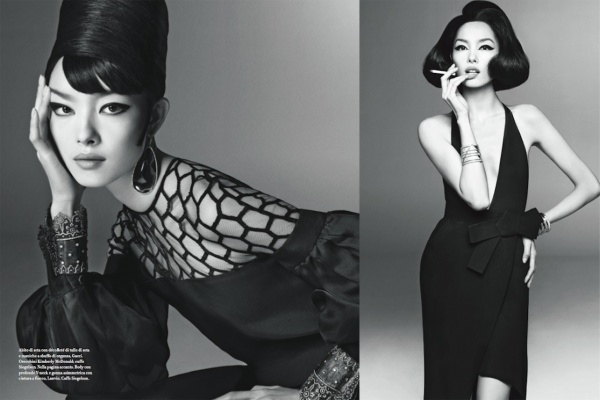Beautiful Model Fei Fei in Vogue Italia January Issue - Fei Fei - Vogue Italia - Fashion News - Model