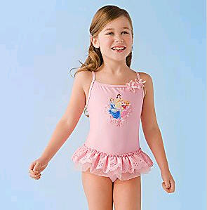 Deluxe Disney Princess Swimsuit for Girls - Swimsuit - Disney Store - Girl - Kids Swimsuit