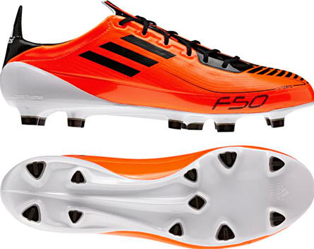 อาดิดาส นำเสนอรองเท้า F50 อาดิซีโร่  สีส้มใหม่ สวยสดบาดตา - adidas - รองเท้าฟุตบอล - F50 - adiZero - แฟชั่น - อาดิดาส - อาดิซีโร่
