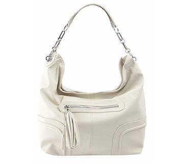 Mink corded slouch bag