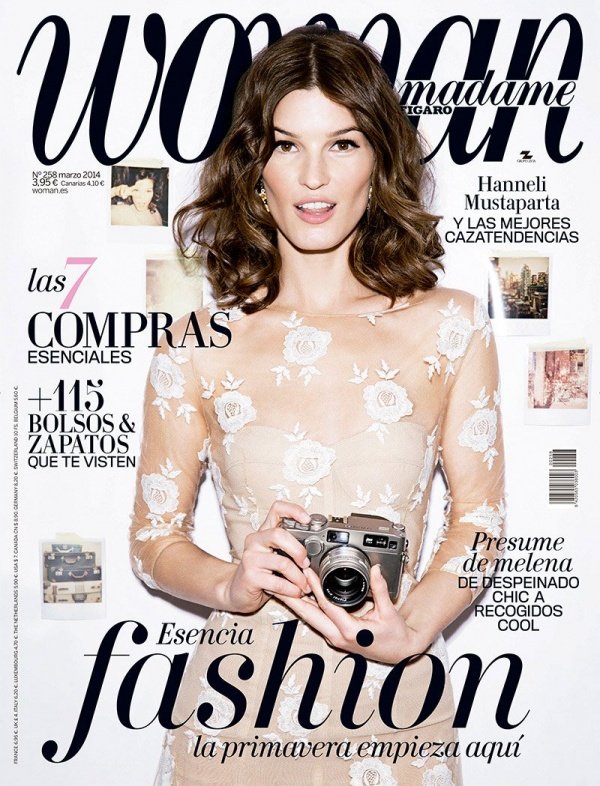 Hanneli Mustaparta ngọt ngào trên tạp chí Woman Madame Figaro tháng 3/2014