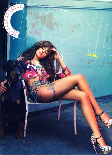 Sexy, Glamorous and Beautiful Cheryl Cole For Official Calendar 2013 - Model - Fashion News - Celeb Styles - Cheryl Cole
