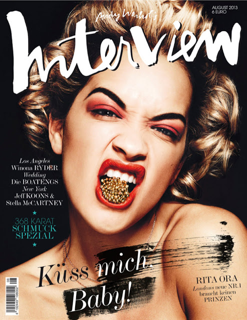 Rita Ora phá cách trên tạp chí Interview Đức tháng 8 - Rita Ora - Tin Thời Trang - Phong Cách Sao