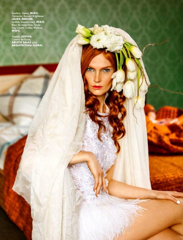 Kiia Waden – Cô dâu cá tính trên tạp chí Elle Mexico tháng 3/2014 [PHOTOS]