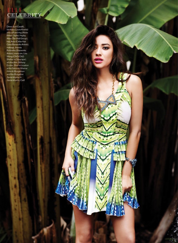 Shay Mitchell chụp ảnh bìa tạp chí Elle Canada Tháng 7/2013. - Shay Mitchell - Elle Canada - Phong cách sao - Tin thời trang