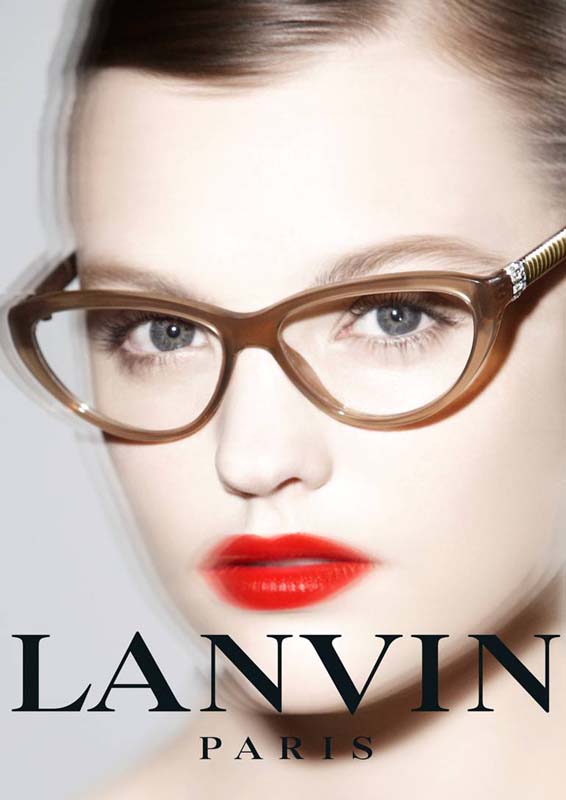 Lanvin tung chiến dịch quảng cáo BST mắt kính xuân 2013 đầy cuốn hút - Lanvin - Xuân 2013 - Nhà thiết kế - Bộ sưu tập - Thời trang - Phụ kiện - Mắt Kính