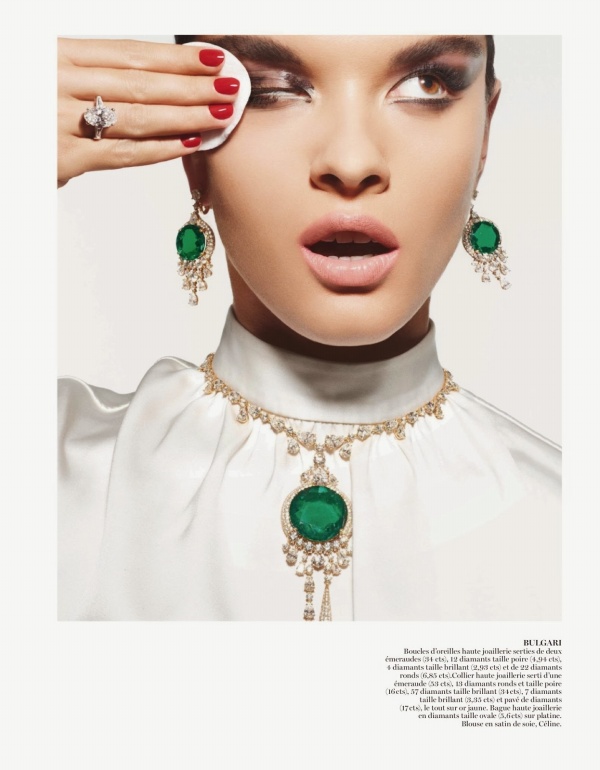 Phong cách trang điểm đẹp mắt trên Vogue Paris tháng 10 - Crystal Renn - Vogue Paris - Người mẫu - Tin Thời Trang - Trang điểm - Thư viện ảnh