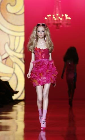 Barbie turns heads on New York's catwalk as marks 50th
