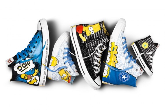 BST Giày Vui Tươi Của The Simpsons Và Converse - Giày - The Simpsons - Converse - Bộ sưu tập - Thời trang - Tin Thời Trang