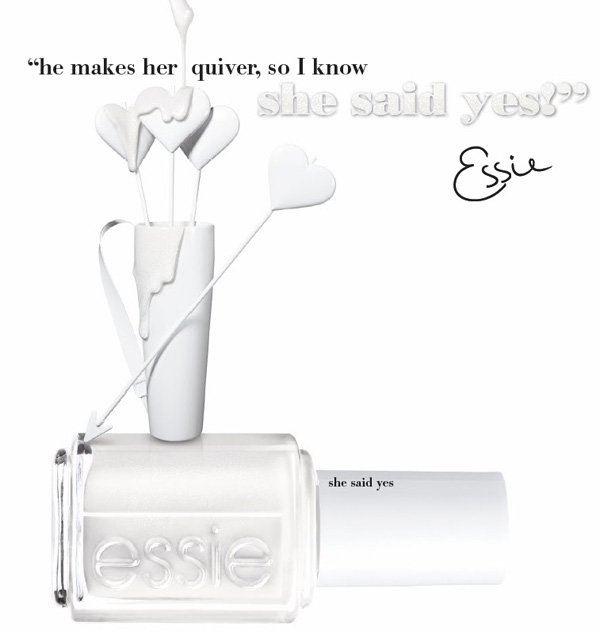 Essie tung BST nước sơn móng xuân 2014 dành cho cô dâu