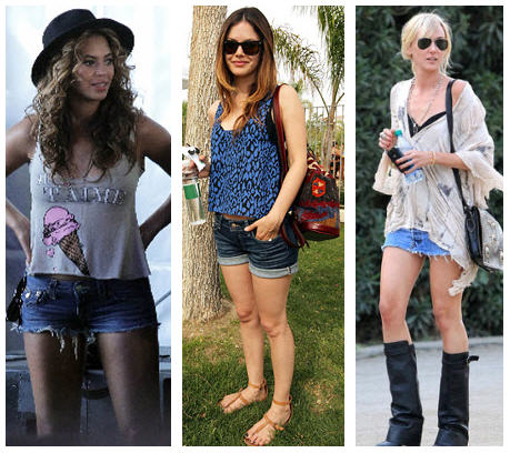 Everybody Who’s Anybody Wore Denim Cut Off Shorts To Coachella - Celebrity - Fashion - Trends