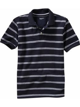 Double-striped polo - Polo - Kids Wear - Boy - Gap