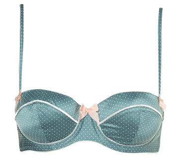 Pinspot Bra With Piping & Bloomer - Lingerie - Topshop