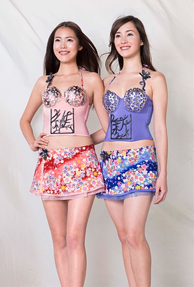 Triumph "บรานมเหล็ก" ชุดชั้นในฉลองยุคสมัยของสตรีจากญี่ปุ่น - ชุดชั้นใน - บราเหล็ก - ลายซากุระ - แบรนด์ - Triumph - ญี่ปุ่น