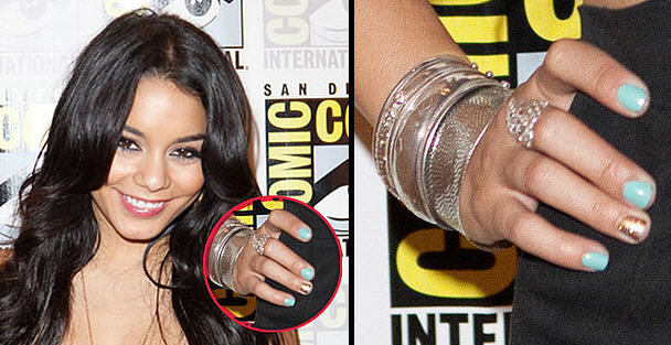 Celeb nail trend: gilded ring fingers - Nail - Trend