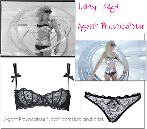 Lady Gaga flaunts the best lace lingerie - Lady Gaga - lingerie