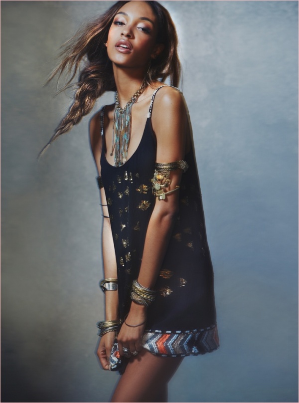 Jourdan Dunn quyến rũ trong BST mới của Fre People - Jourdan Dunn - Free People - Thời trang - Thời trang nữ - Bộ sưu tập - Nhà thiết kế - Xuân 2014